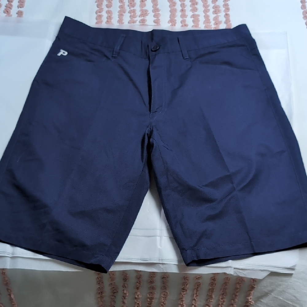 Peak Performance Blue Flat Front Shorts